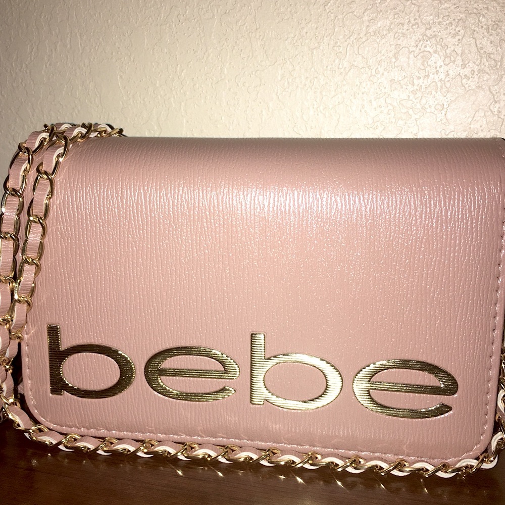 NWT mini bebe pink crossbody bag - Picture 4 of 4